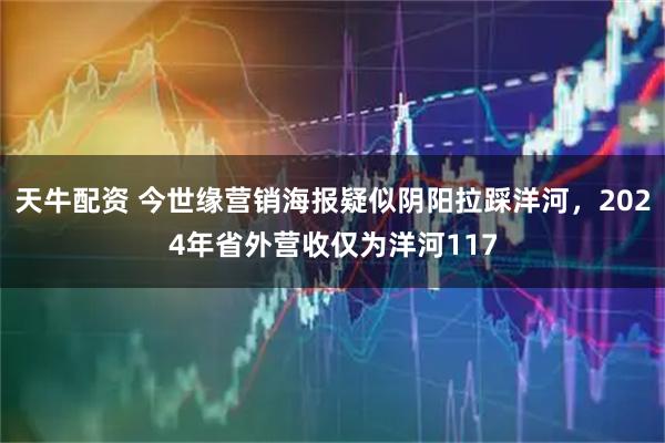 天牛配资 今世缘营销海报疑似阴阳拉踩洋河,2024年省外营收仅为洋河117