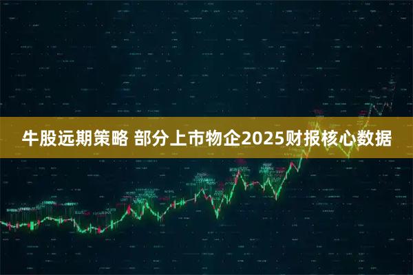 牛股远期策略 部分上市物企2025财报核心数据